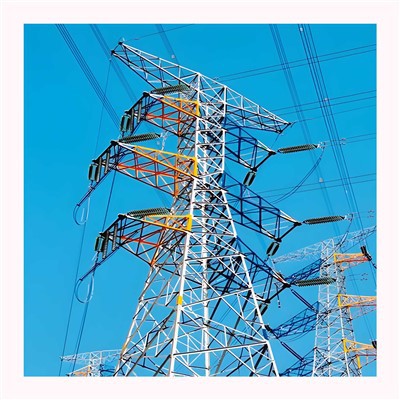 ट्रांसमिशन लाइन स्टील लैटिस टॉवर